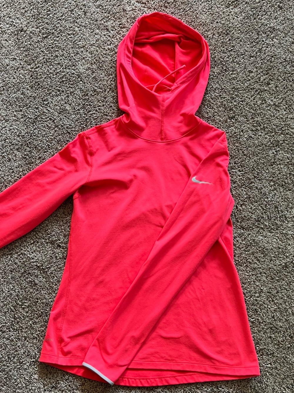 Nike Women’s Bright Pink DryFit athletic hoodie